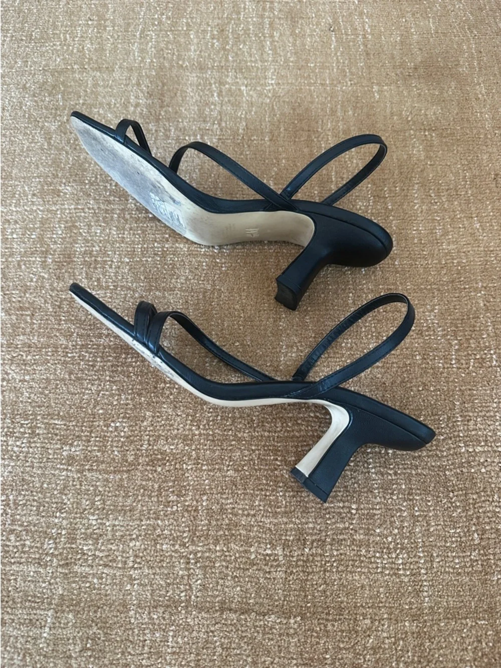 H&M Black Strappy Heel Sandals - Picture 3 of 4
